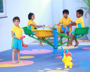 school children safe playground