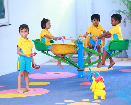 school children safe playground